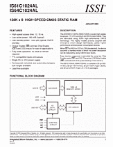 DataSheet IS61C5128AL pdf